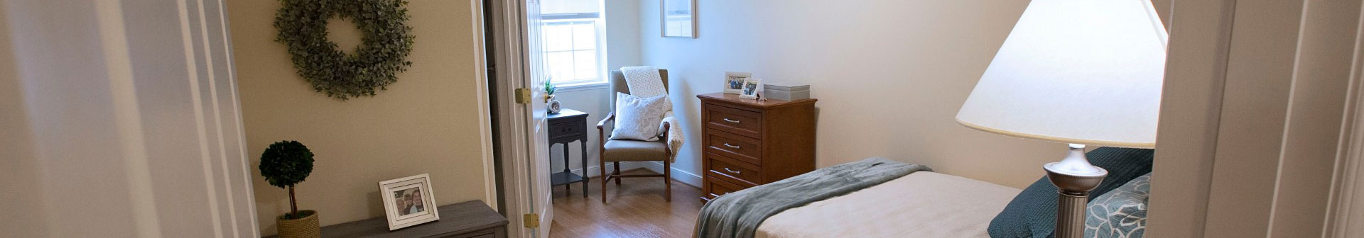 cropped image of a memory care suite at Artis Senior Living